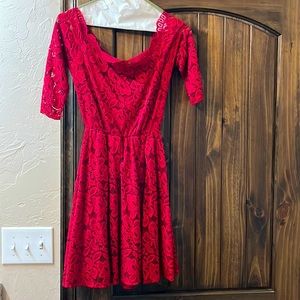 Red dress